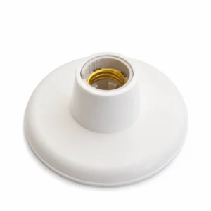 Plafon Plástico Branco com Receptáculo de Louça
